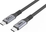 Kable USB - Kabel USB MicroConnect USB-C - USB-C 3 m Czarno-srebrny (USB3.2CC3) - miniaturka - grafika 1