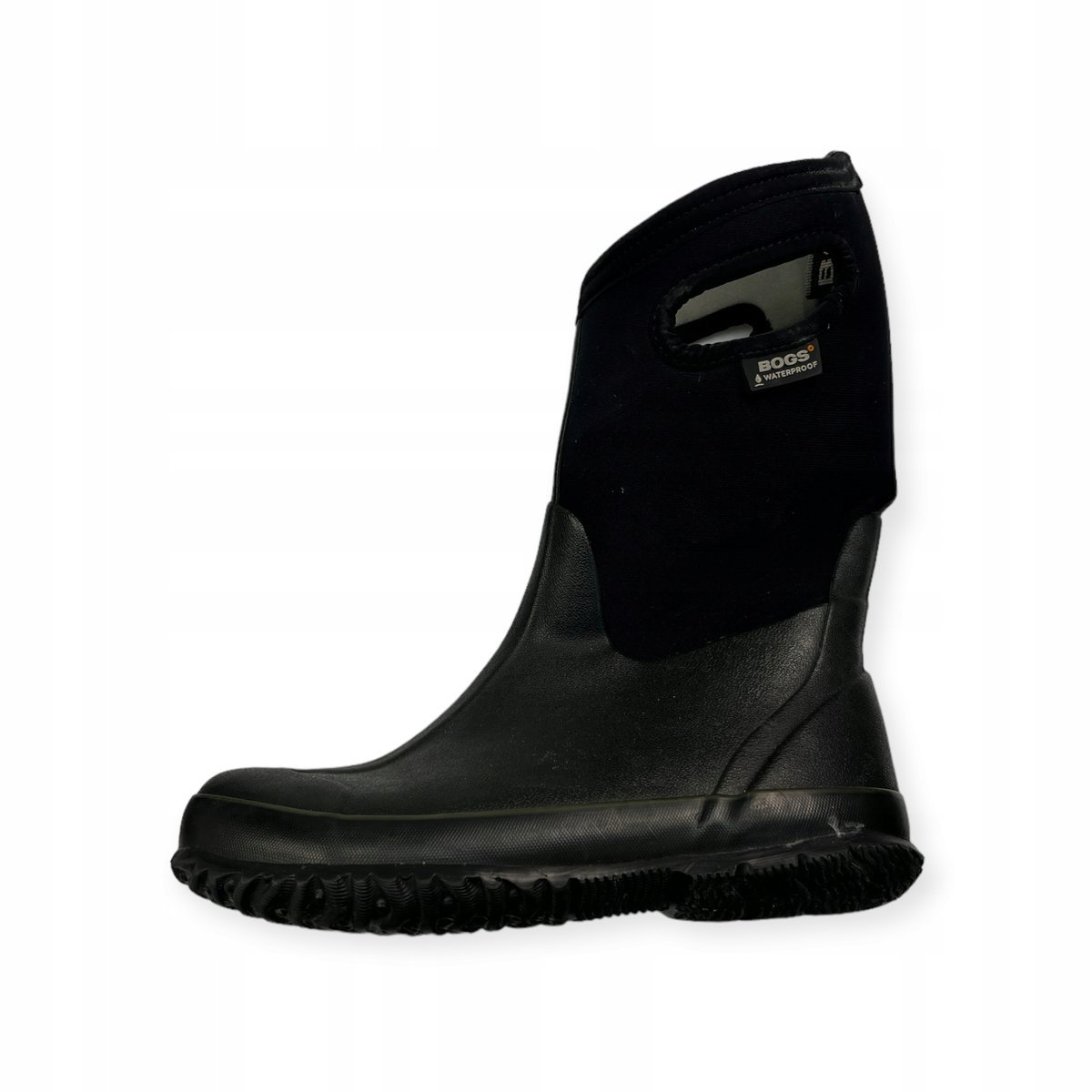 Czarne eleganckie kalosze damskie Bogs 37