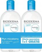 Płyny micelarne - Bioderma HYDRABIO H2O Płyn micelarny 500ml + 500ml - miniaturka - grafika 1