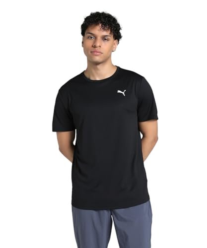 M TAD Essential Poly Texture Tee PUMA Black