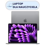 Laptopy - Laptop APPLE MacBook Air 2024 15.3" M3 8GB RAM 512GB SSD macOS Gwiezdna szarość - miniaturka - grafika 1