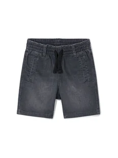 Mayoral Szorty jeansowe 3222 Czarny Regular Fit - Spodenki damskie - miniaturka - grafika 1