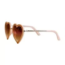 Elle Porte Okulary przeciwsłoneczne classic - heart peach 3-12 lat - Okulary dla dzieci - miniaturka - grafika 1