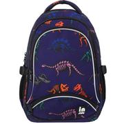 Plecaki szkolne i tornistry - incood. Plecak trzykomorowy niebieski Dinozaury - miniaturka - grafika 1