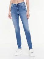 Spodnie damskie - Replay Jeansy WHW689.000.93A Niebieski Skinny Fit - miniaturka - grafika 1