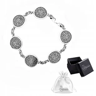 Bransoletka srebrna Historia Ziemi - Bransoletki - miniaturka - grafika 1