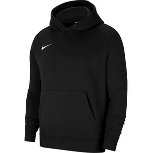 Bluza dla dzieci Nike Park 20 Fleece Pullover Hoodie czarne CW6896 010 - Odzież sportowa dziecięca - miniaturka - grafika 1