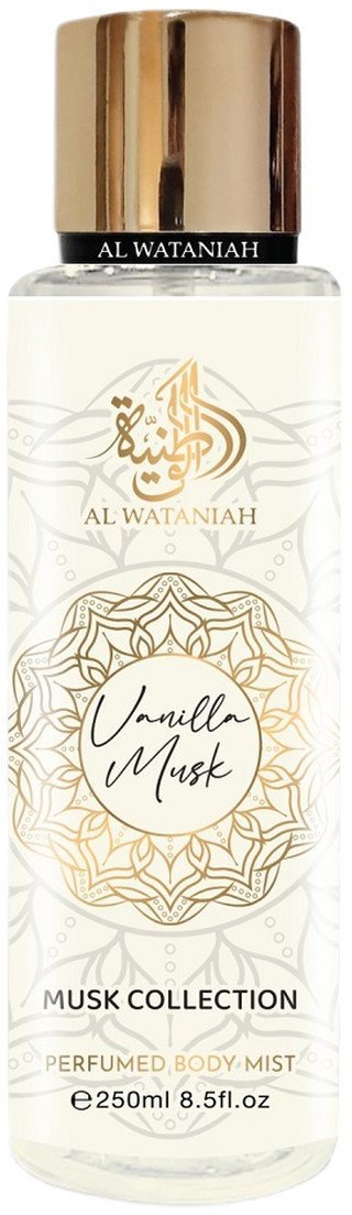 AL WATANIAH Musk Collection Vanilla Musk BODY MIST 250ml