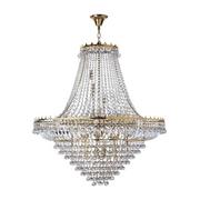 Lampy sufitowe - Versailles żyrandol 19-punktowy złoty 9112-102GO - miniaturka - grafika 1