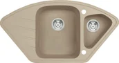 Zlewozmywaki - Zlew ŚMIGIELSKI MONACO sahara (55) (MONACO55) - miniaturka - grafika 1