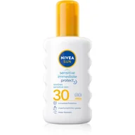 Balsamy i kremy do opalania - Nivea Sun Protect & Sensitive spray ochronny do opalania SPF 30 200 ml - miniaturka - grafika 1