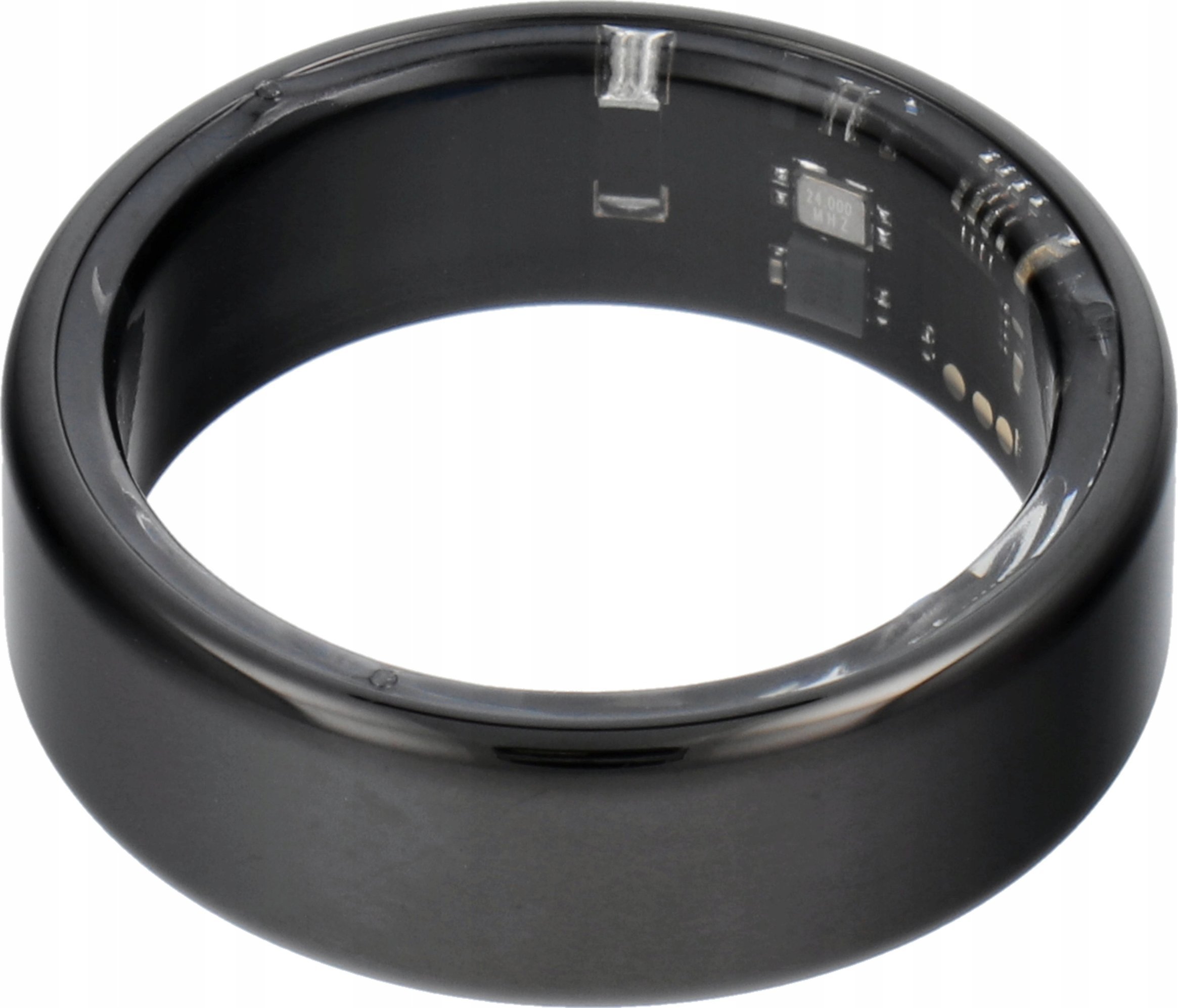 Smart Ring OEM R11M- ze stali ze stacją ładującą rozmiar 7 17,3mm czarny