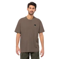 Koszulki męskie - Jack Wolfskin Eschenheimert T-Shirt Koszulka Męska Bawełniana - M - miniaturka - grafika 1