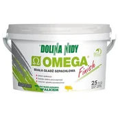 Gipsy i gładzie gipsowe - Gładź szpachlowa OMEGA FINISH biała 25 kg DOLINA NIDY - miniaturka - grafika 1