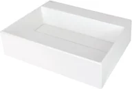 Umywalki - Umywalka nablatowa Deante Correo 40x50 cm prostokątna biały mat CQR_AU5M - miniaturka - grafika 1