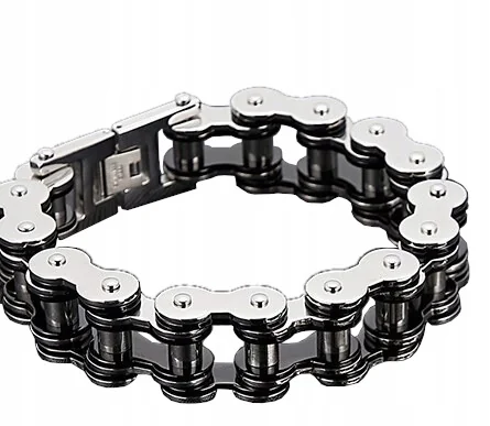 MĘSKA BRANSOLETKA ŁAŃCUCH MOTOCYKLOWY 18MM 21CM / DKM