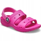 Buty dla dziewczynek - Crocs Dziecięce Lekkie Buty Sandały Sandałki Classic 207537 Sandal 27-28 - miniaturka - grafika 1