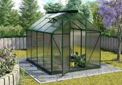 Szklarnie ogrodowe - VITAVIA szklarnia TRITON 5000 PC 6 mm zielona - miniaturka - grafika 1