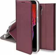 Etui i futerały do telefonów - Samsung Pokrowiec Smart Magnetic do Xcover 5 burgundowy - miniaturka - grafika 1