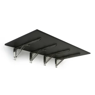 Stół składany na ścianie, 1200 x 600 mm, nośność 60 kg, wenge - Stoły i stoliki do biura - miniaturka - grafika 1