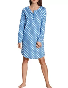 CALIDA Damska koszula nocna Sweet Dreams Allure Blue, standardowa - Piżamy damskie - miniaturka - grafika 1