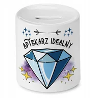 Skarbonki - Dla Aptekarza Skarbonka na Urodziny Prezent z Nadrukiem ze Zdjęciem - miniaturka - grafika 1