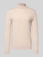 Swetry męskie - Golf o kroju regular fit z czystej wełny model ‘TRAY’ - miniaturka - grafika 1