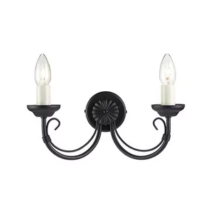 Elstead Lighting Kinkiet Klasyczny 2pł CH2 BLK CHARTWELL ELSCH2 BLACK - Lampy ścienne - miniaturka - grafika 1