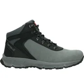 Buty trekkingowe męskie - Buty turystyczne męskie wysokie - DELI HIGH CAMPUS ciemny szary czarny Rozmiar: 41 - miniaturka - grafika 1