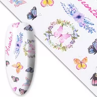 Ozdoby do paznokci - Folia transferowa Butterflies 100 cm Nr 7 - miniaturka - grafika 1