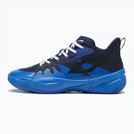 Buty sportowe męskie - Buty do koszykówki męskie PUMA Genetics puma navy/puma team royal - miniaturka - grafika 1