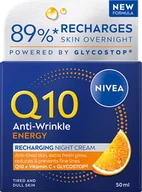 Kremy do twarzy - NIVEA Q10 Anti-Wrinkle Energy Regenerujący Krem do Twarzy na Noc 50ml - miniaturka - grafika 1