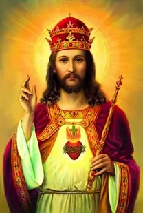 Wyklejanka Haft Diamentowy Chrystus Król - Kolorowanki, wyklejanki - miniaturka - grafika 1