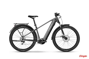Haibike Trekking 4 High 27,5 cala Męski Szary 2023 - Rowery elektryczne - miniaturka - grafika 1