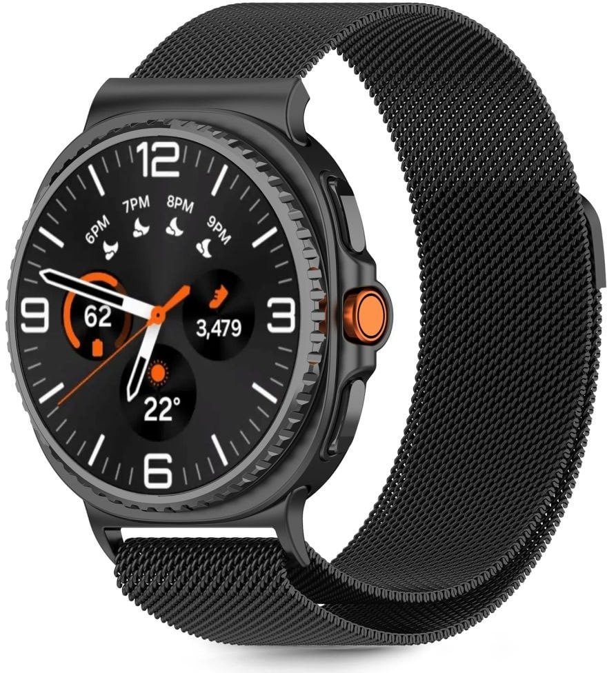 TECH-PROTECT MILANESEBAND SAMSUNG GALAXY WATCH 8 / CLASSIC 40 / 44 / 46 MM BLACK