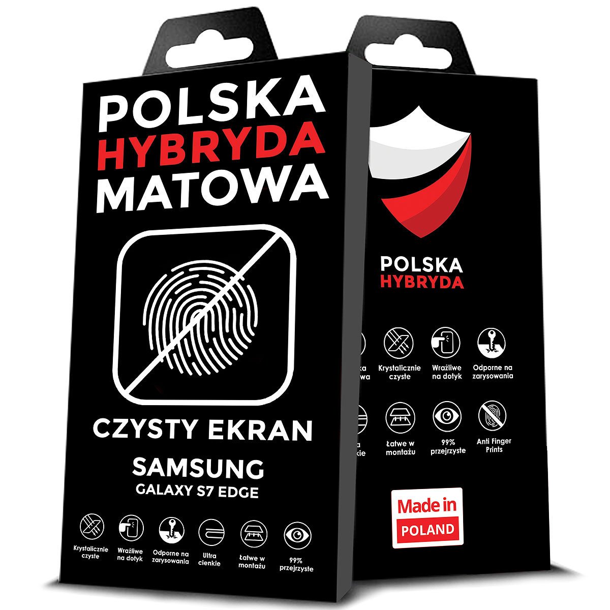 FOLIA MATOWA DO SAMSUNG GALAXY S7 EDGE HYDROŻELOWA BRAK ODCISKÓW PALCÓW