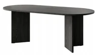 Stoły - Stół Ovo 204 cm Jesion Portland Czarny Selsey Design - miniaturka - grafika 1