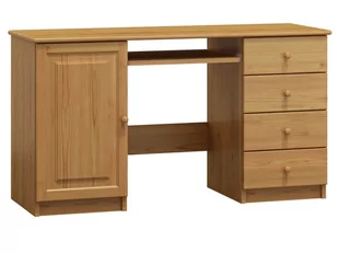 Biurko drewniane CONRADO głębokość 48cm olcha - Biurka - miniaturka - grafika 1