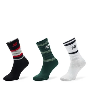 Zestaw 3 par wysokich skarpet dziecięcych New Balance LAS49363 Kolorowy - Skarpetki dla dzieci - miniaturka - grafika 1
