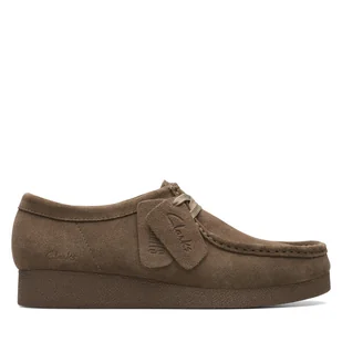 Półbuty Clarks WallabeeEVOSh 26174748 Brązowy - Półbuty damskie - miniaturka - grafika 1