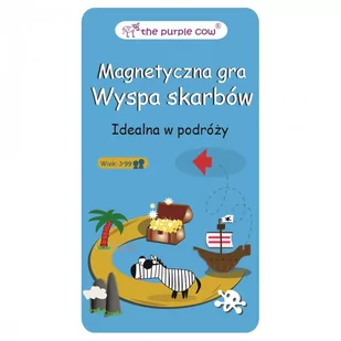 The Purple Cow Gra magnetyczna Wyspa skarbów - Gry planszowe - miniaturka - grafika 1