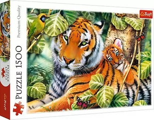 Trefl Puzzle 1500 Dwa tygrysy - Puzzle - miniaturka - grafika 4