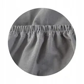 Prześcieradła dla dzieci - Prześcieradło Jersey Do Łóżeczka 180x80 Bawełna - Szary - miniaturka - grafika 1