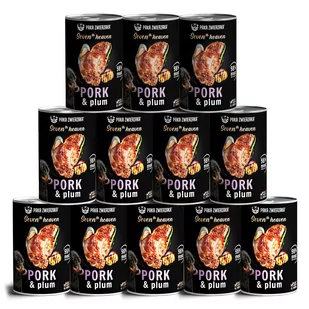 Paka Zwierzaka Seventh heaven Schab ze śliwką pork & plum) 12x400g - Mokra karma dla psów - miniaturka - grafika 1