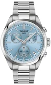 Zegarki męskie - Zegarek Tissot T150.417.11.351.00 PR 100 CHRONOGRAPH - miniaturka - grafika 1