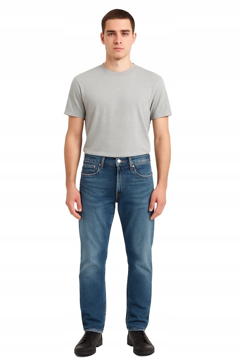 TOMMY JEANS JEANSY MĘSKIE PROSTE NIEBIESKIE Z PRZETARCIAMI 31/30 16BA