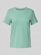 Koszulki i topy damskie - T-shirt o kroju regular fit z czystej bawełny - miniaturka - grafika 1