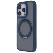 Etui i futerały do telefonów - Etui TECTO SHIELD Secure Spinning Mag do Apple iPhone 15 Pro Granatowy - miniaturka - grafika 1