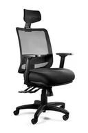 Fotele i krzesła biurowe - Unique fotel biurowy SAGA PLUS tkanina różne kolory 1219-B) OFICJALNY SKLEP 1219-B - miniaturka - grafika 1