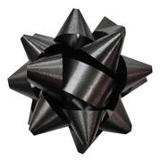 Opakowania i torebki na prezenty - Rozetka Czarna KOKARDA do prezentów 5,5cm 27MM - miniaturka - grafika 1
